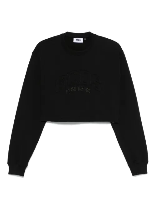 GCDS sweat crop à logo - Noir - GCDS - Modalova