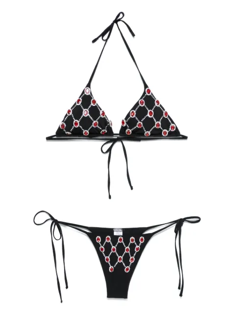 VENUJA crystal-embellished bikini