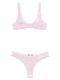 VENUJA crystal-embellished bikini - Pink