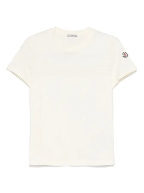 Moncler embroidered-logo cotton T-shirt