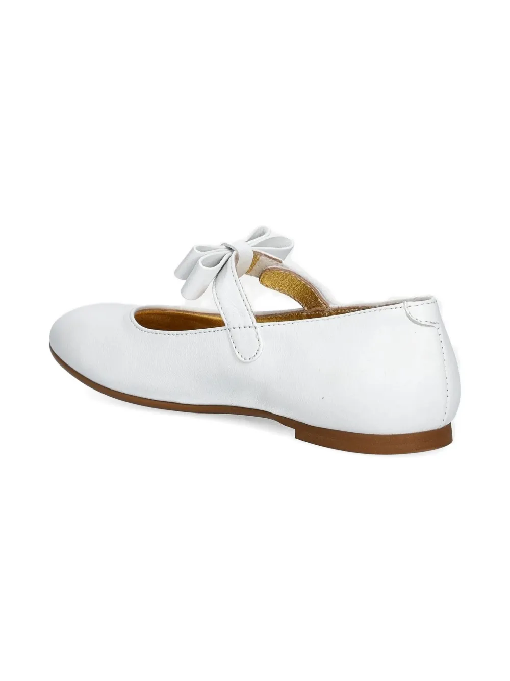 Elisabetta Franchi La Mia Bambina Ballerina's met strik - Wit