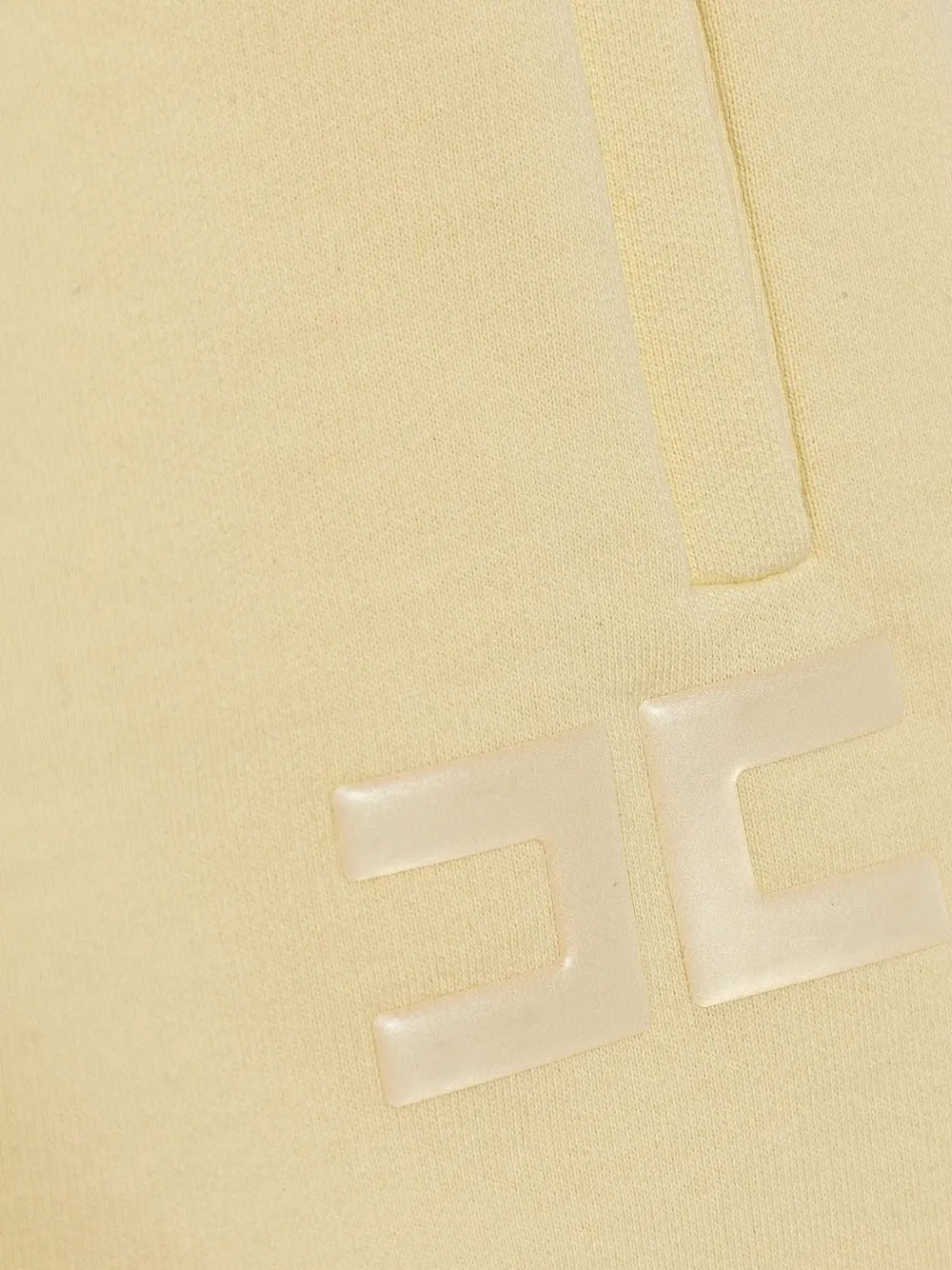 Elisabetta Franchi La Mia Bambina Trainingsbroek met logo-reliëf Geel