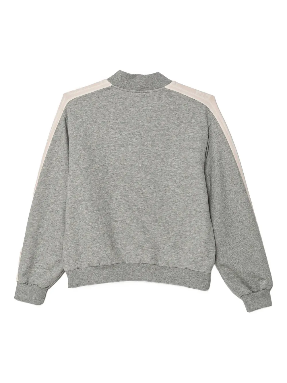 Elisabetta Franchi La Mia Bambina Panelled Bomber Jacket In Gray