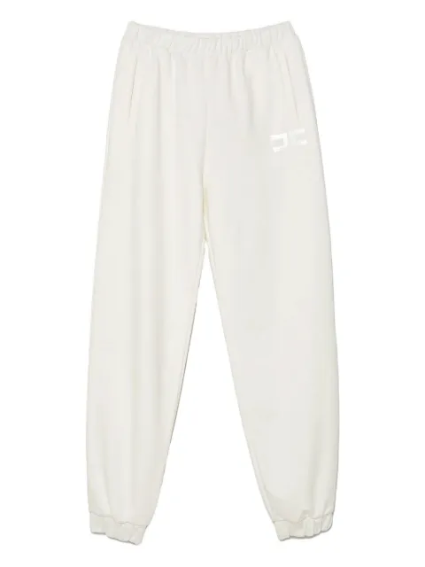 Elisabetta Franchi La Mia Bambina elasticated-ankles logo track pants 