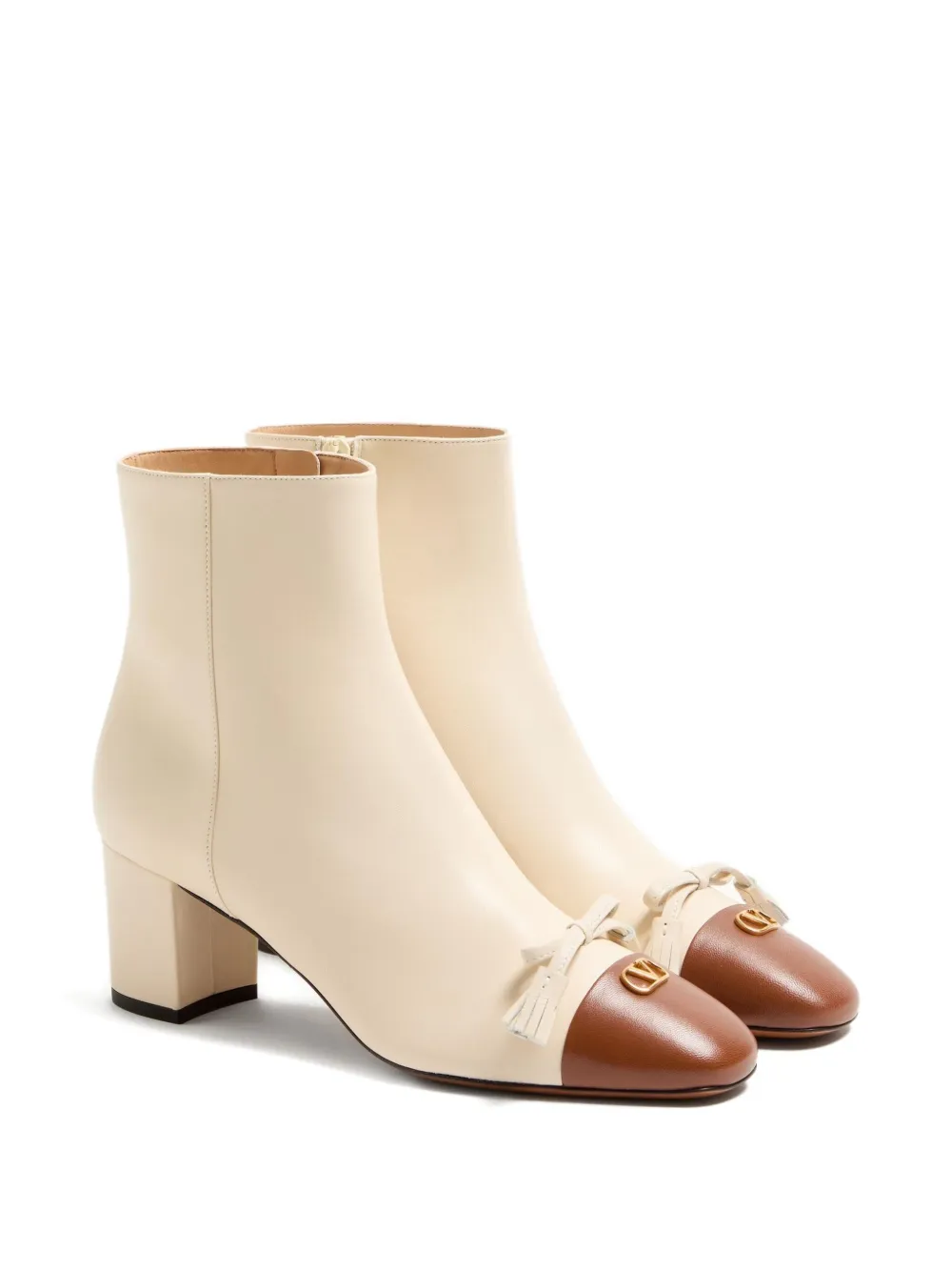 Valentino Garavani 60mm Valet Du Roi ankle boots Neutrals