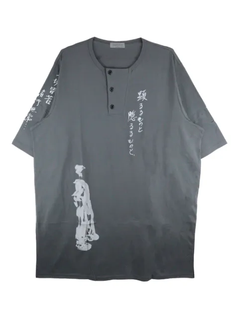 Yohji Yamamoto playera de algodón