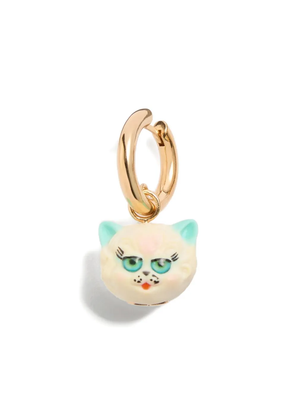 Valentino Garavani Le Chat de la Maison ピアス - ゴールドトーン Valentino Garavani Le Chat de la Maison ピアス - ゴールドトーン