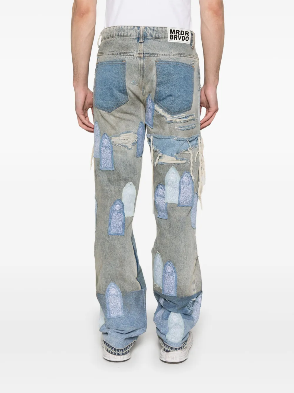 Who Decides War Jeans met patch DENIM
