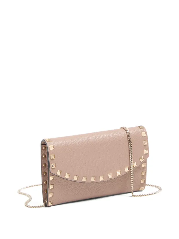 Valentino Garavani ロックスタッズ 財布 | ピンク | FARFETCH JP