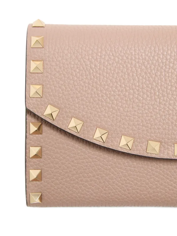 Valentino Garavani ロックスタッズ 財布 | ピンク | FARFETCH JP