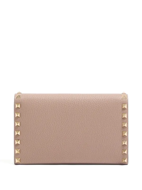 Valentino Garavani ロックスタッズ 財布 | ピンク | FARFETCH JP