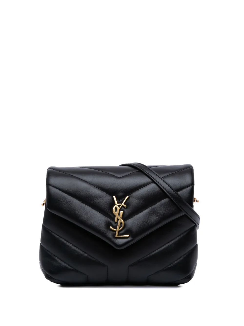 Saint Laurent Women's Mini Toy Leather Crossbody Bag Black