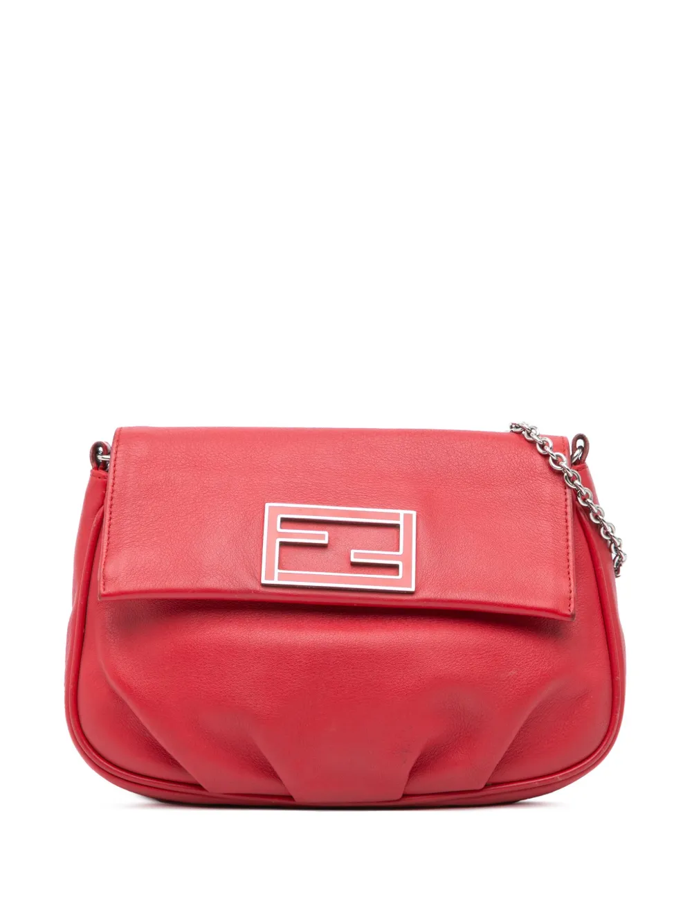 Fendi Pre-Owned Pochette Fendista a tracolla in pelle 2010-2024 | rosso | Image 1