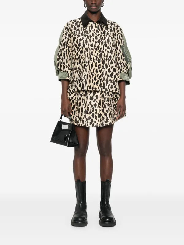 sacai 19aw レオパードブルゾン　size2 sacai 19aw レオパードブルゾンsize2