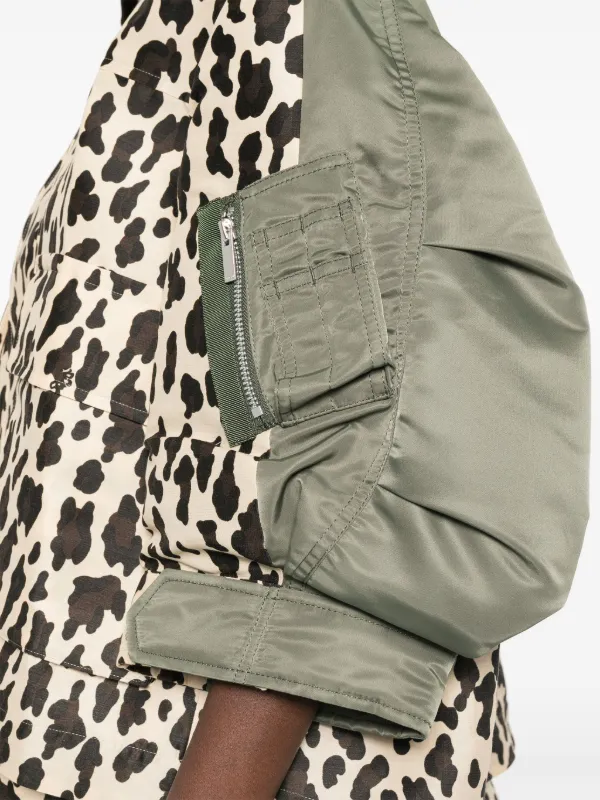 sacai 19aw レオパードブルゾン　size2 sacai 19aw レオパードブルゾンsize2
