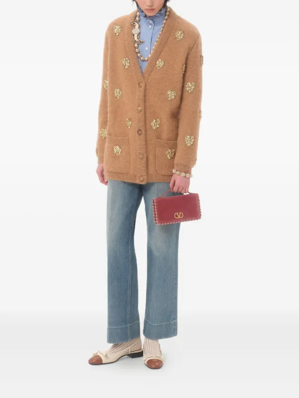 Valentino Garavani VLogo Signature Clutch Bag | Pink | FARFETCH