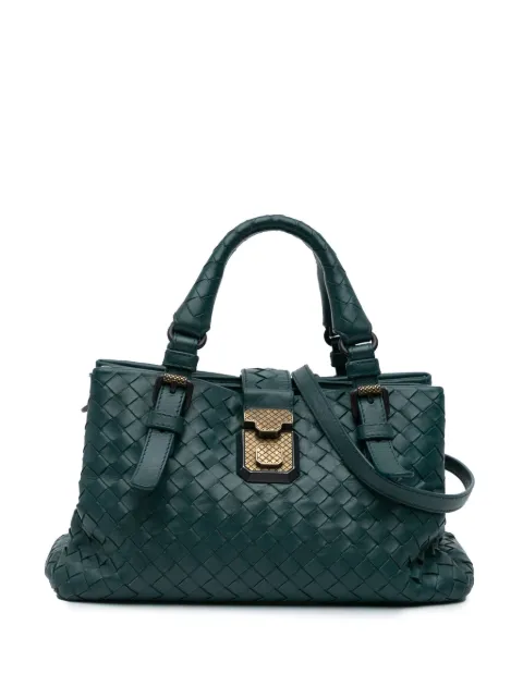 Bottega Veneta Pre-Owned 2012-2024 Mini Nappa Intrecciato Roma satchel WC4MPEA22QRE6W86 - 0
