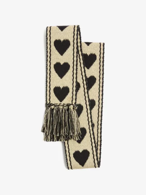 Valentino Garavani Antibes cotton scarf with fringe