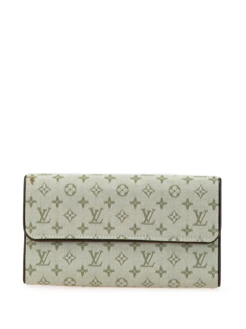 Louis Vuitton Pre-Owned 2002 Monogram Mini Lin Porte Tresor International long wallets