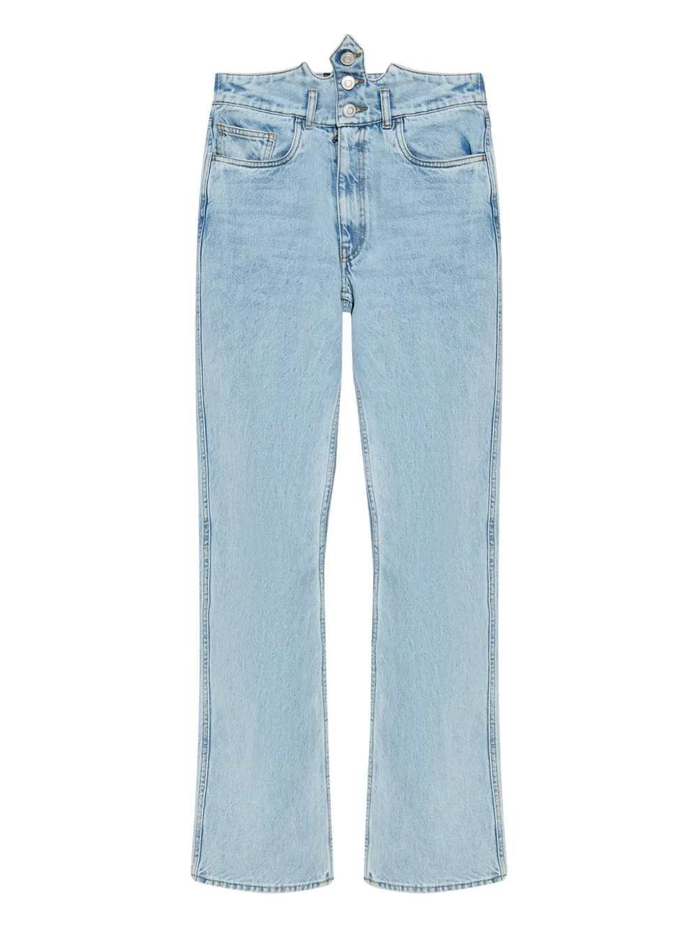 logo-plaque jeans