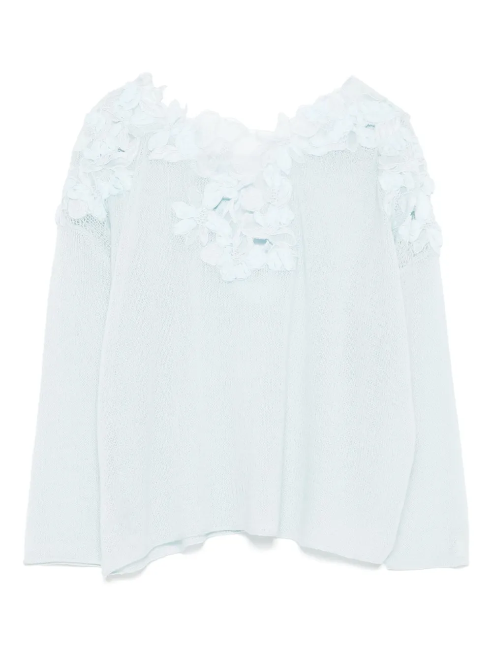 Ermanno Scervino suéter con bordado | azul | Image 1