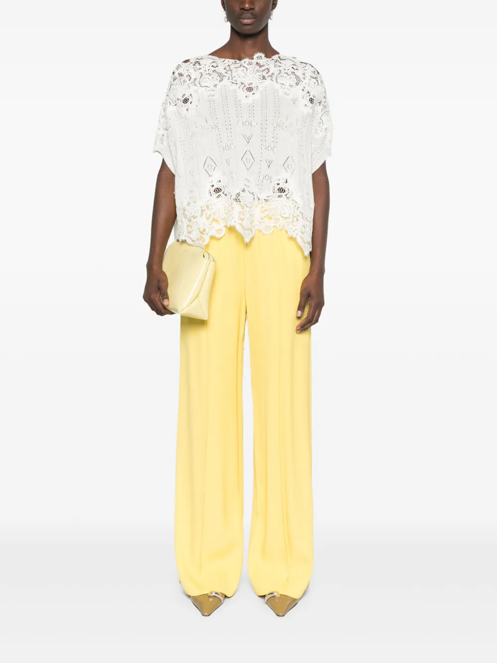 Ermanno Scervino Top con ricamo | Canotte | Image 2