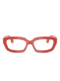 Alain Mikli geometric acetate frames - Red