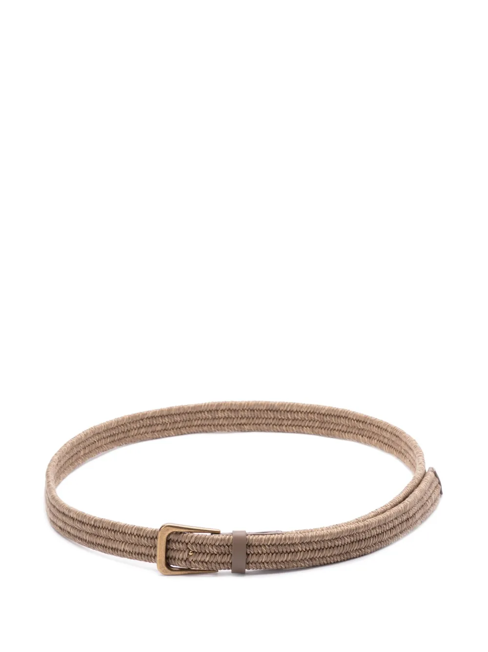 Brunello Cucinelli Geweven riem Beige