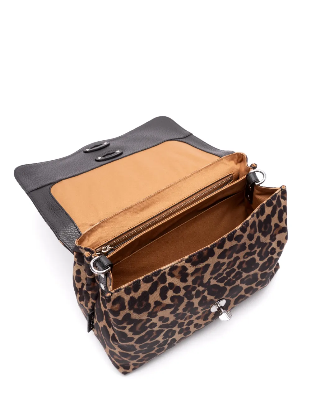 Zanellato Shopper met luipaardprint Bruin