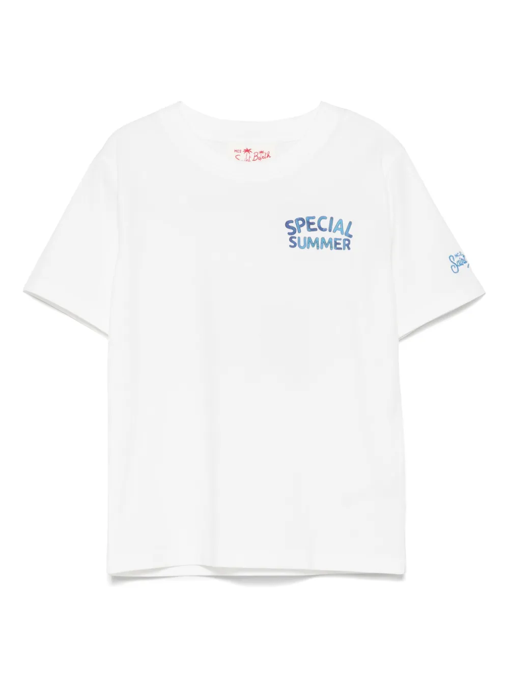 MC2 Saint Barth Kids Summer Vespa Tシャツ - ホワイト MC2 Saint Barth Kids Summer Vespa Tシャツ - ホワイト