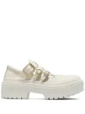 Converse buckle-fastening brogues - White