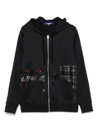 パーカー・フーディ Junya Watanabe Relaxed-Fit Black Hoodie Junya Watanabe MAN Hooded Sweatshirt Black – Très Bien