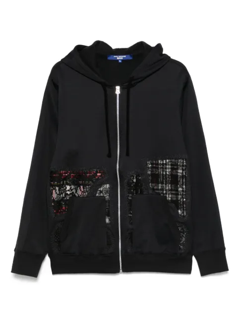 Junya Watanabe MAN lace-detail hoodie