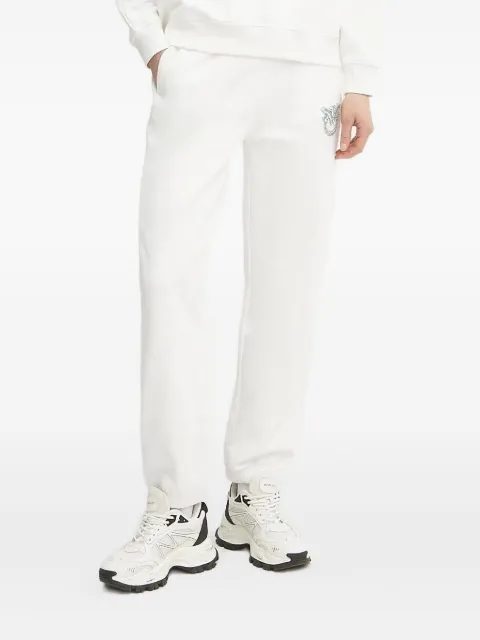 PINKO crystal-embellished logo track pants