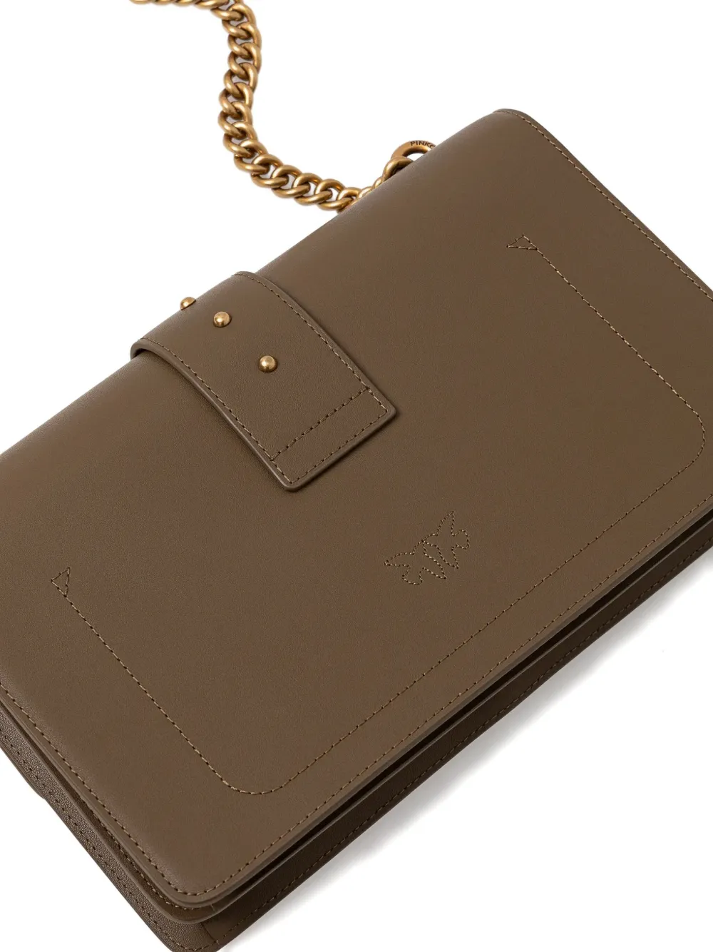 Pinko Love One Cross Body Bag In Green