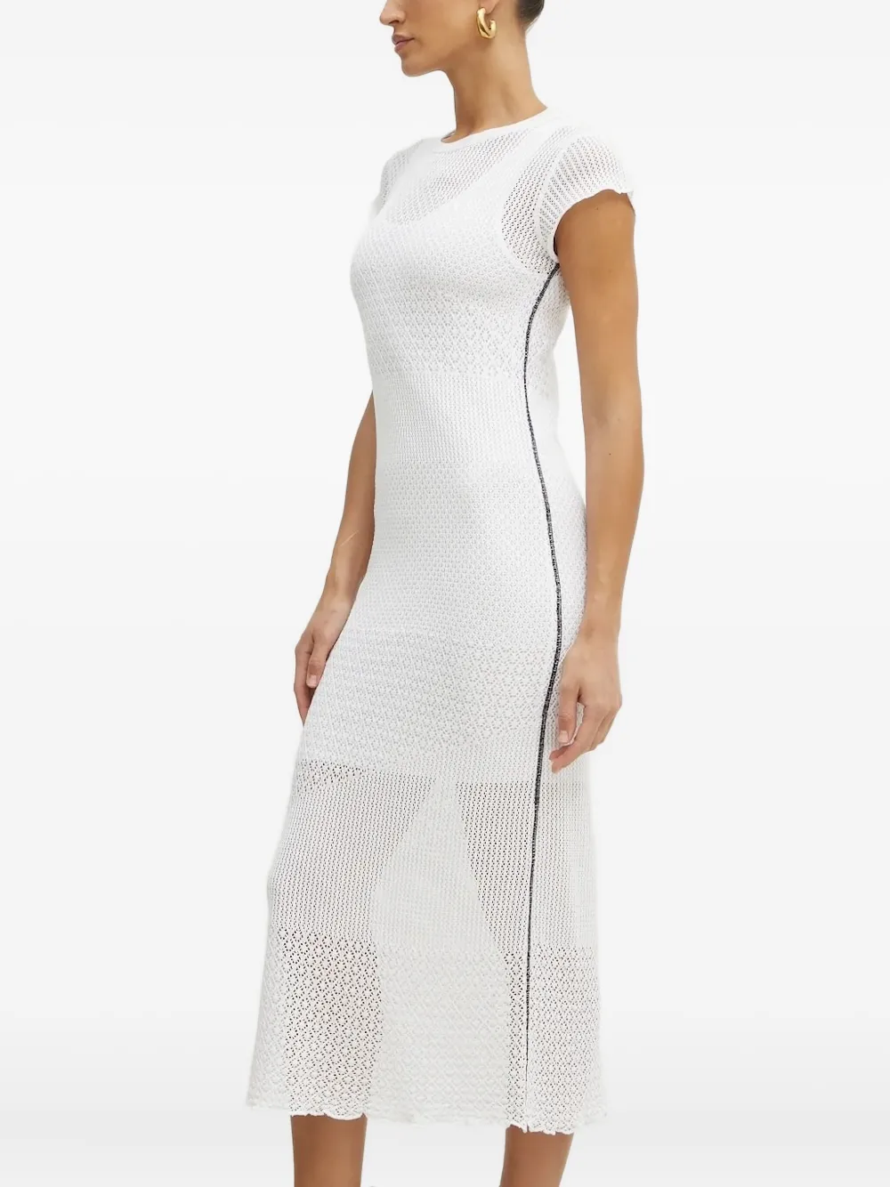 PINKO open-knit midi dress Z04