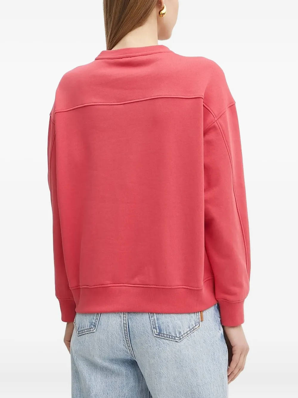 PINKO Sweater verfraaid met logo Roze