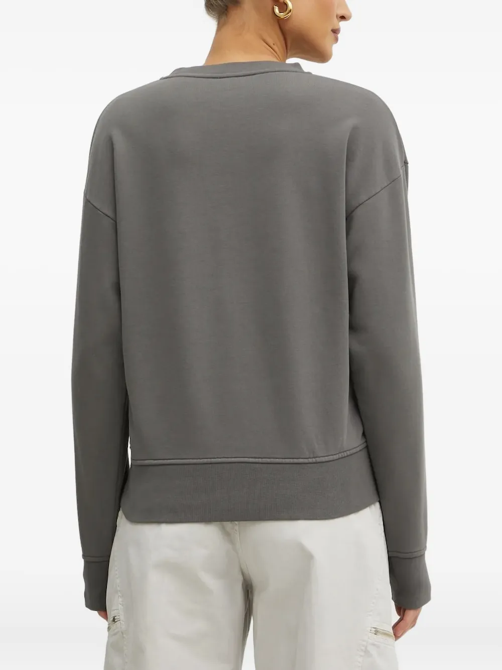 PINKO cotton sweatshirt Grijs