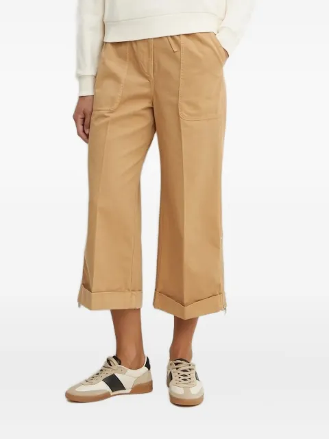 PINKO zip-detail cotton trousers