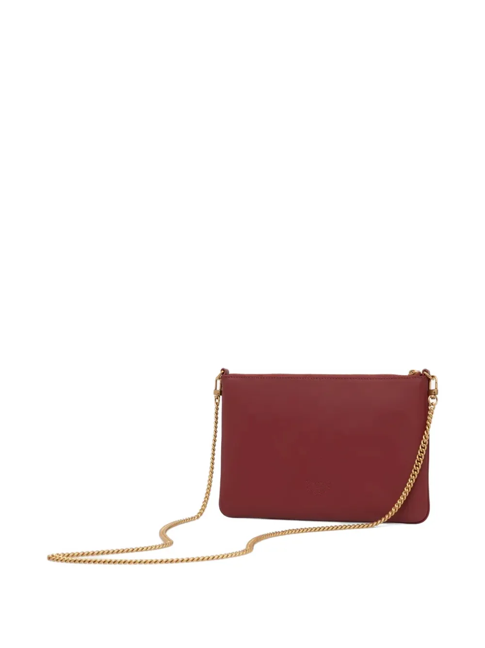 PINKO Leren crossbodytas Rood