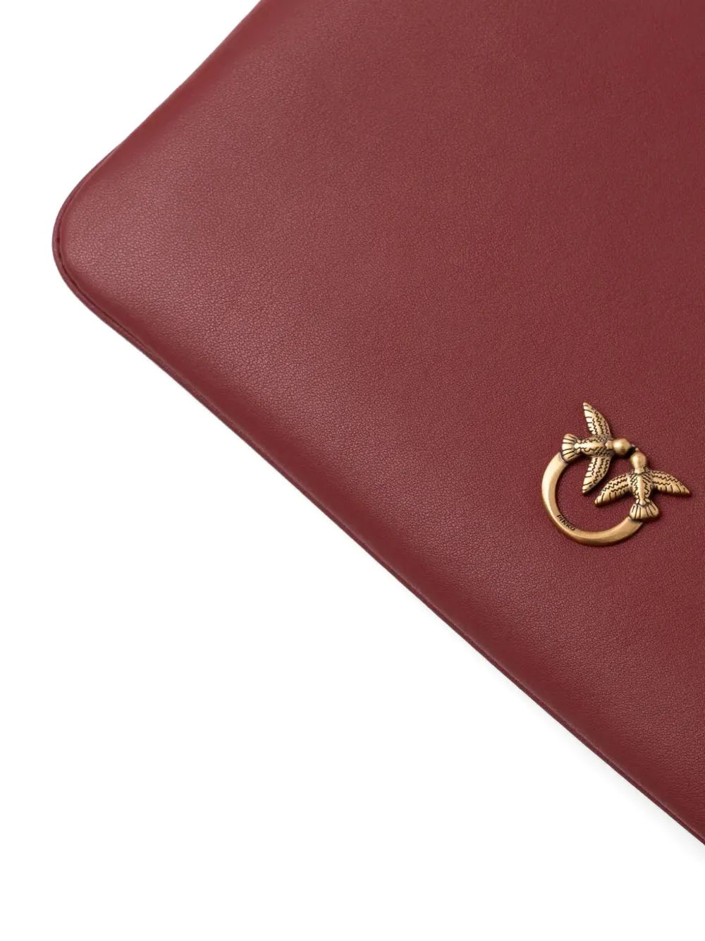 PINKO Leren crossbodytas Rood