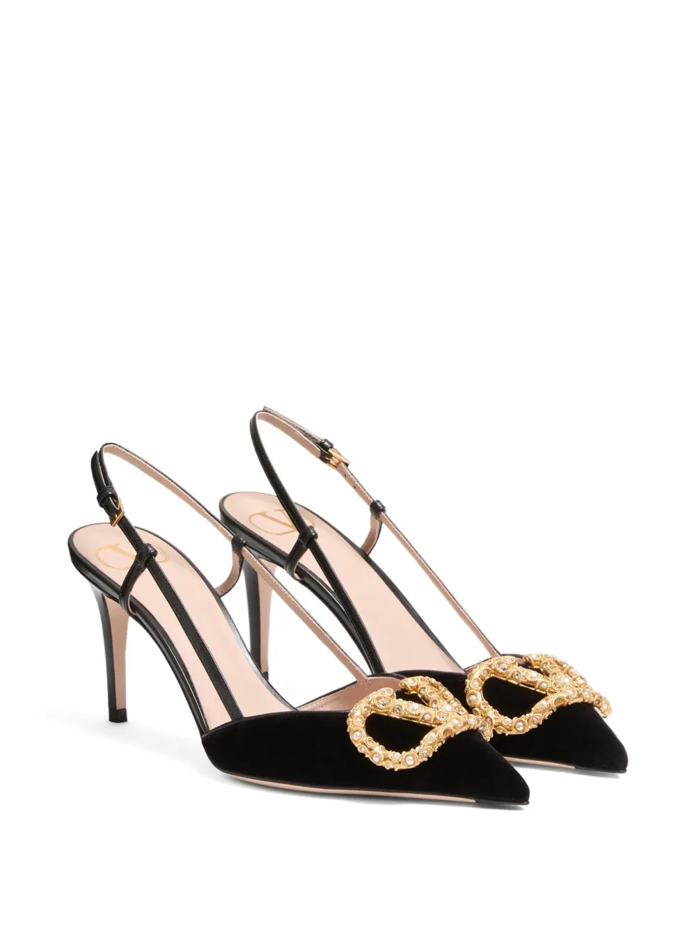 Valentino Garavani 80mm VLogo Signature slingback pumps | Heeled Pumps | Image 2