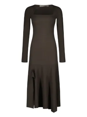 Donna Dress Paloma Wool One Shoulder Dress Paloma Wool Brown Yausi Midi  Dress Garmentory