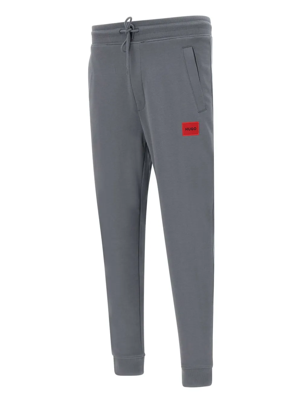 HUGO logo-patch track pants | Grey | Image 1