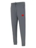 HUGO logo-patch track pants - Grey