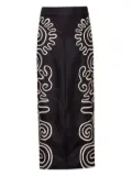 Cala de la Cruz Belen maxi skirt - Black