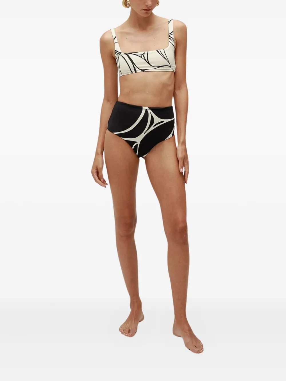 Cala de la Cruz Elisa bikinislip Zwart