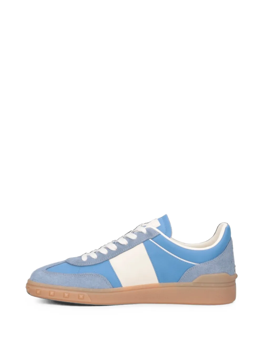 Valentino Garavani Upvillage low-top sneakers van leer en nylon Blauw