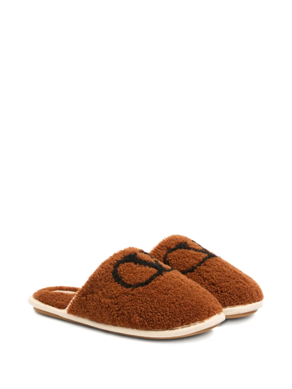 Valentino Garavani VLogo signature wool slides Bruin