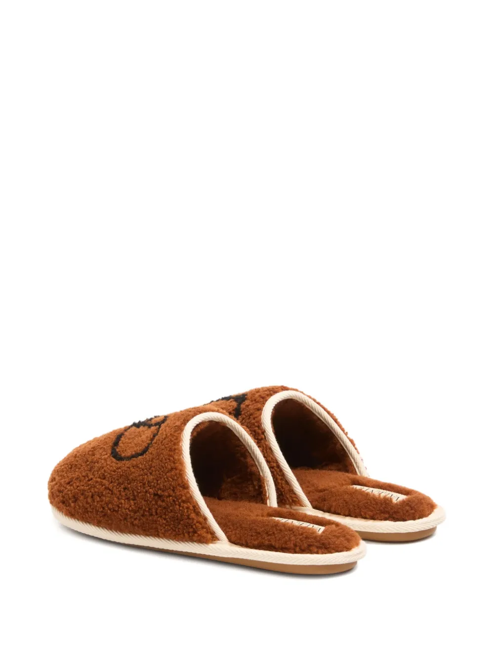Valentino Garavani VLogo signature wool slides Bruin